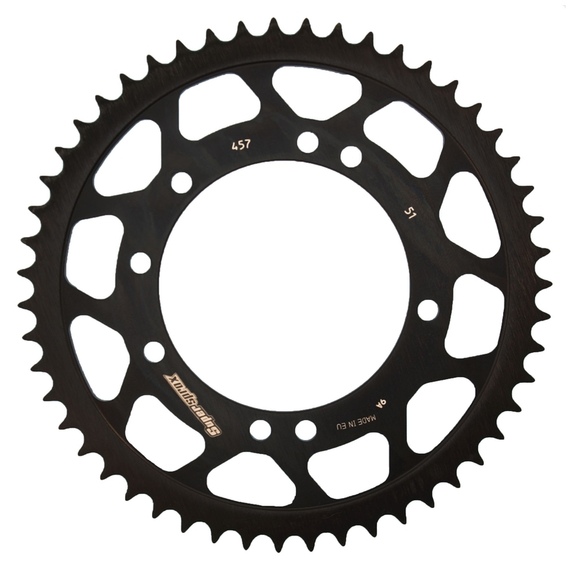 Rear sprocket SUPERSPROX black 51T, 420