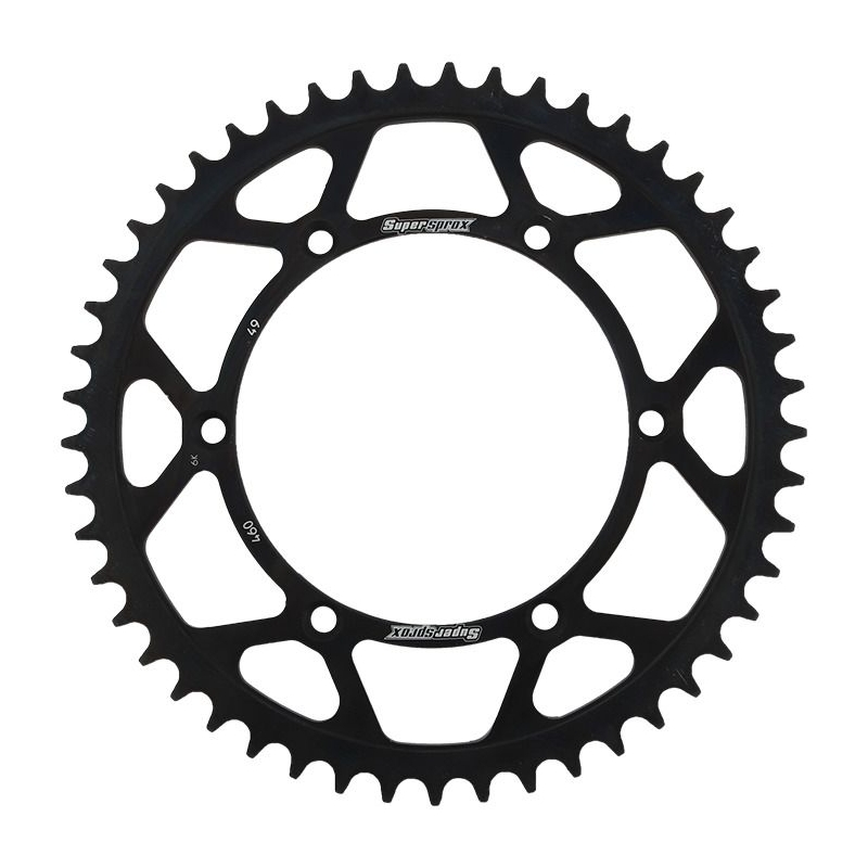 Rear sprocket SUPERSPROX black 49T, 520