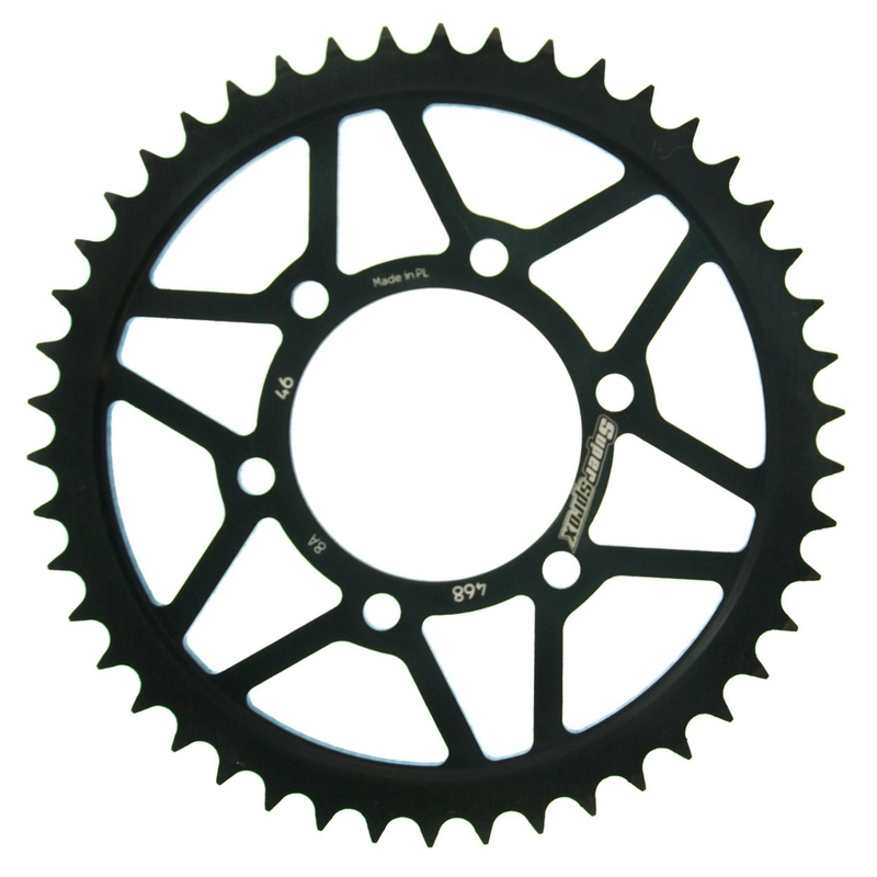 Rear sprocket SUPERSPROX black 46T, 428