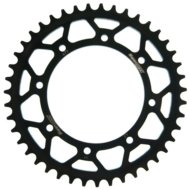 Rear sprocket SUPERSPROX black 43T, 520
