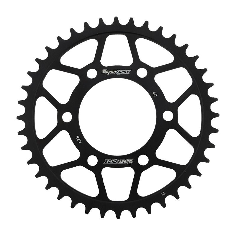 Rear sprocket SUPERSPROX black 40T, 520