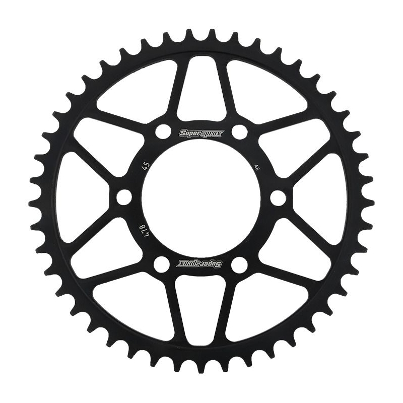 Rear sprocket SUPERSPROX black 45T, 520
