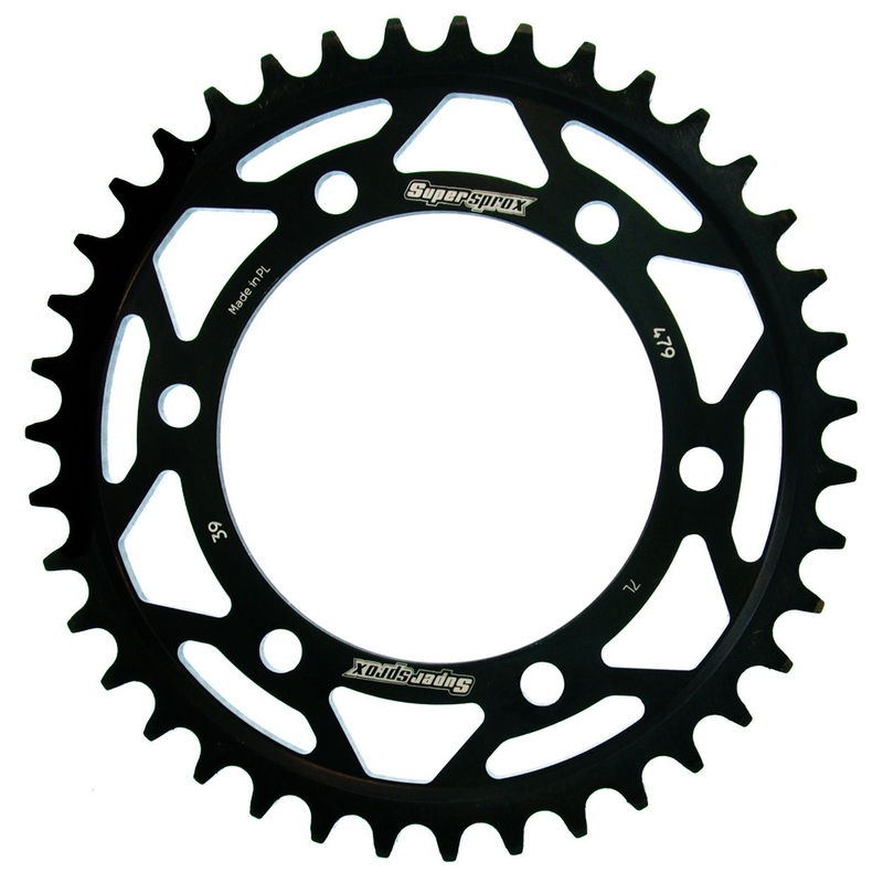 Rear sprocket SUPERSPROX black 39T, 530 wyprzedaż