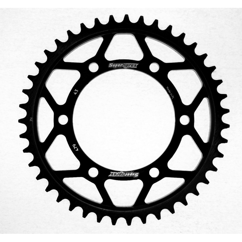Rear sprocket SUPERSPROX black 43T, 530