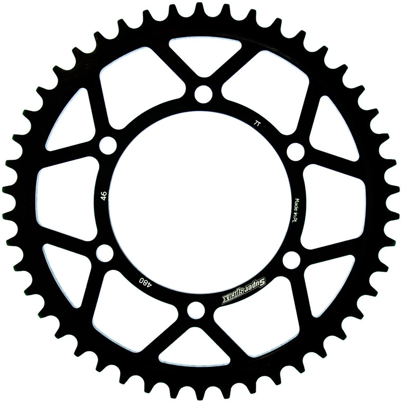 Rear sprocket SUPERSPROX black 46T, 525