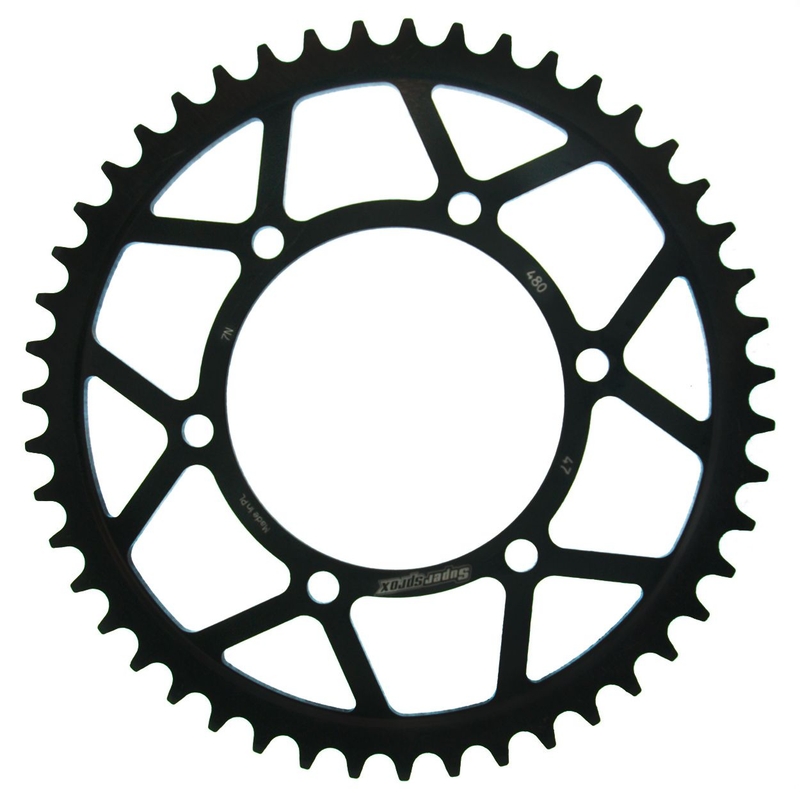 Rear sprocket SUPERSPROX black 47T, 525