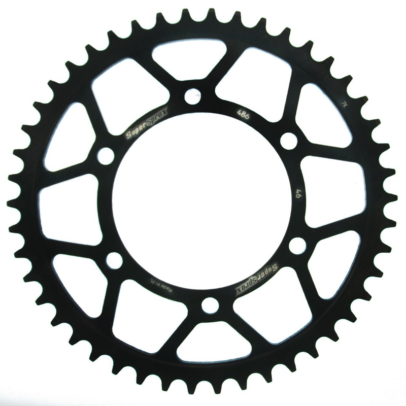 Rear sprocket SUPERSPROX black 46T, 520