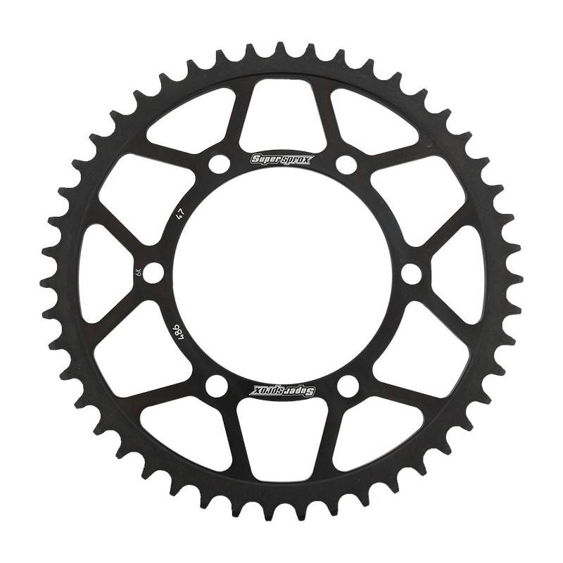 Rear sprocket SUPERSPROX black 47T, 520