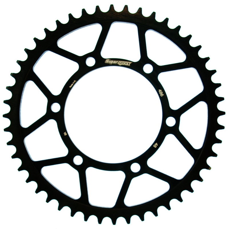 Rear sprocket SUPERSPROX black 48T, 520