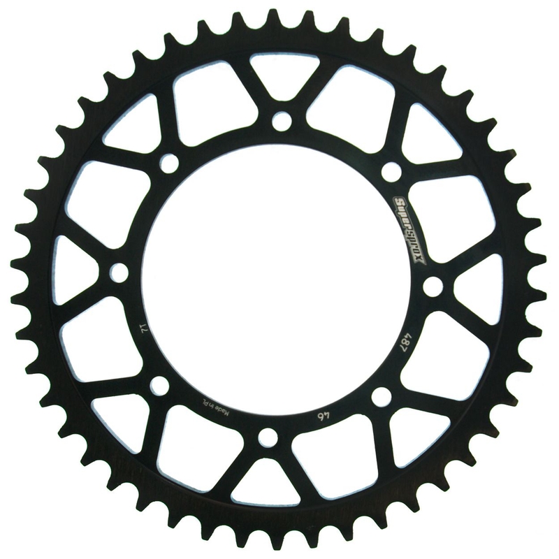 Rear sprocket SUPERSPROX black 46T, 520