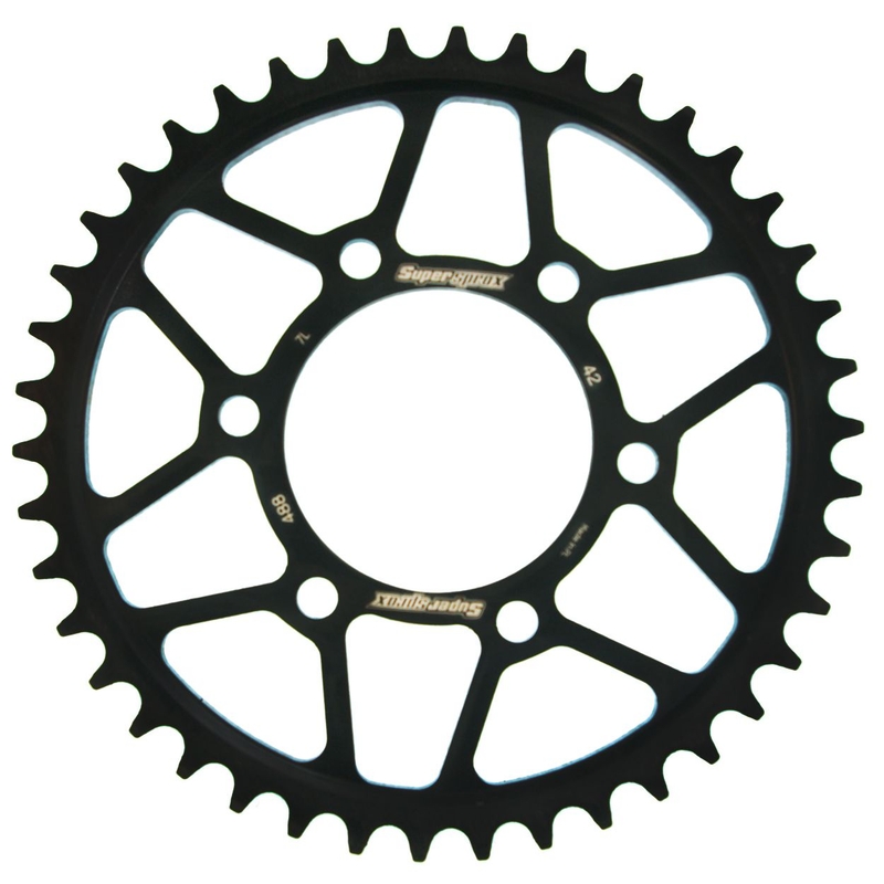 Rear sprocket SUPERSPROX black 42T, 530