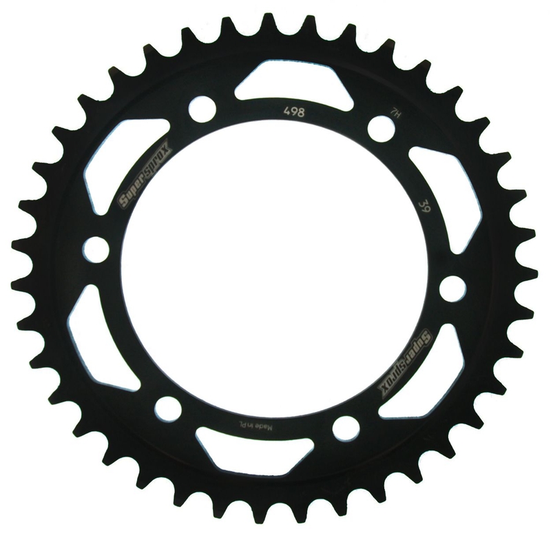Rear sprocket SUPERSPROX black 39T, 525