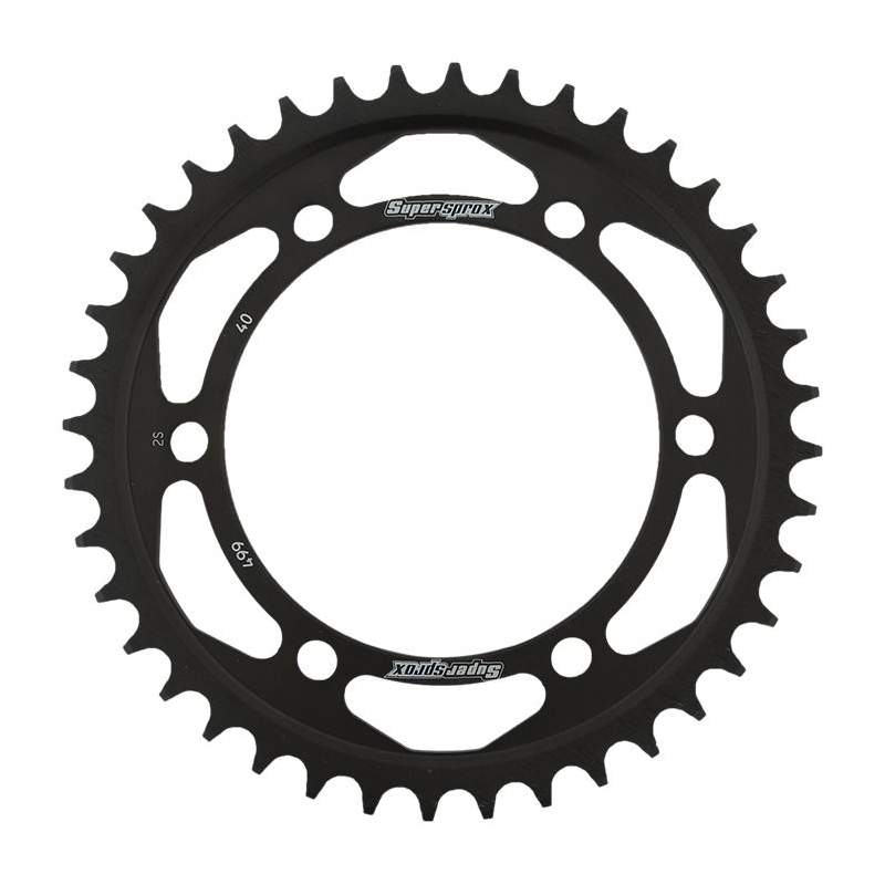Rear sprocket SUPERSPROX black 40T, 530