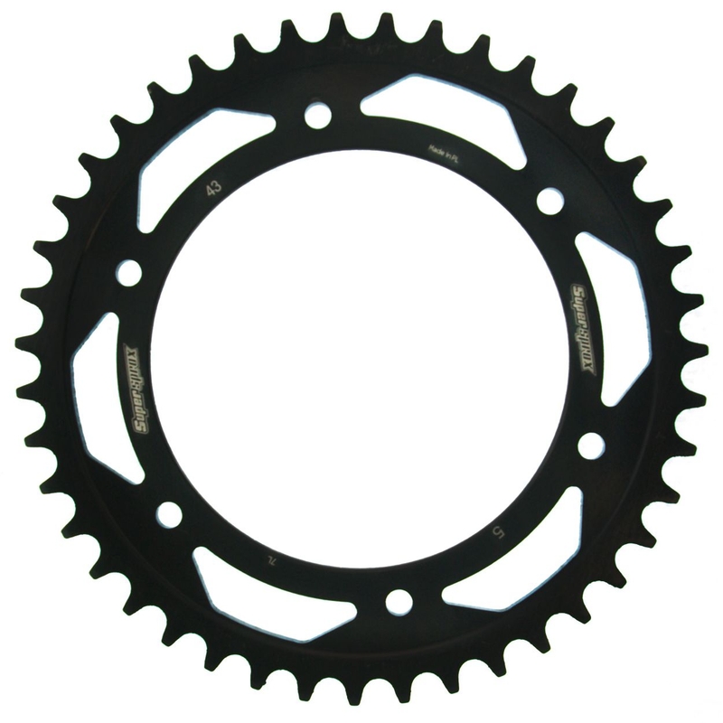Rear sprocket SUPERSPROX black 43T, 520