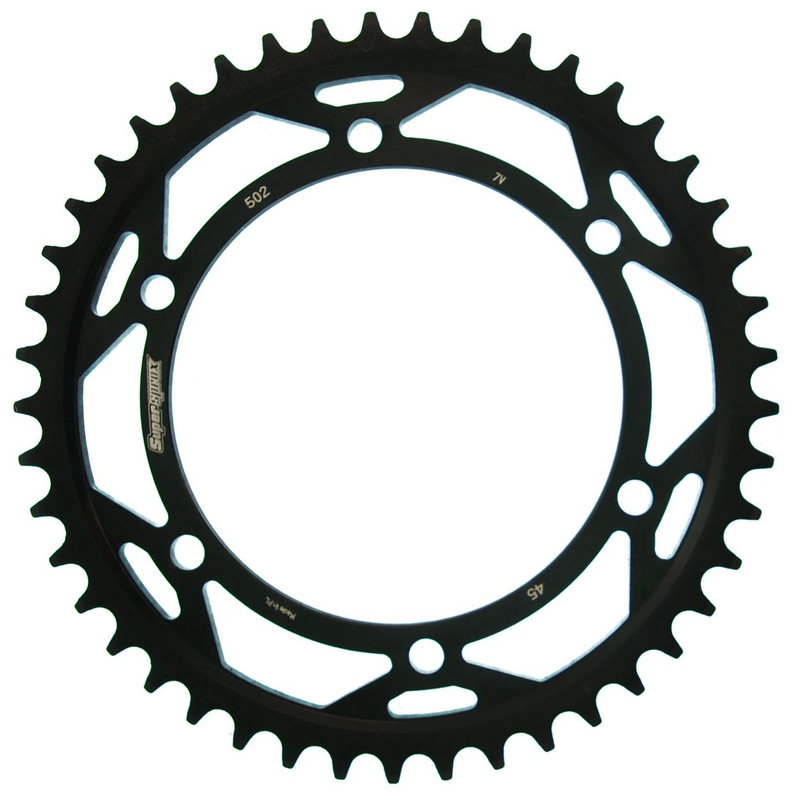 Rear sprocket SUPERSPROX black 45T, 530