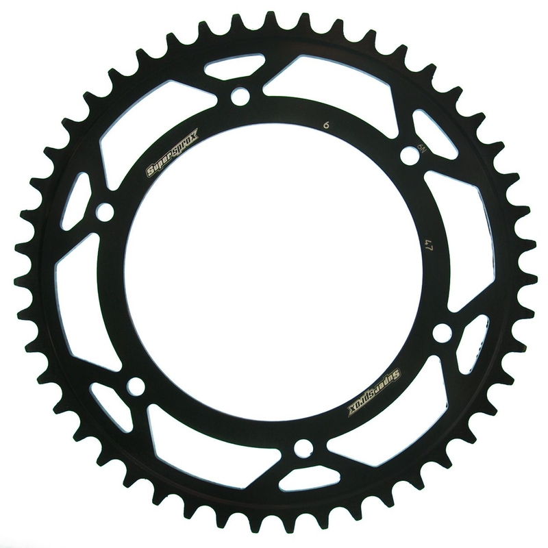 Rear sprocket SUPERSPROX black 47T, 525 wyprzedaż