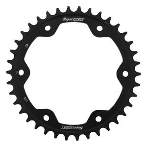 Rear sprocket SUPERSPROX RFE-613:38-BLK black 38T, 525