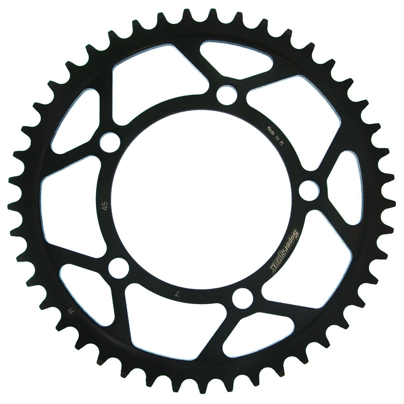 Rear sprocket SUPERSPROX black 45T, 525