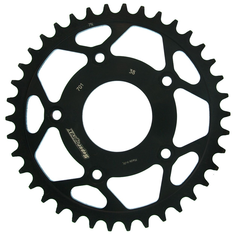 Rear sprocket SUPERSPROX black 38T, 520