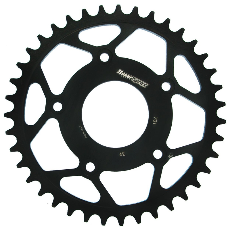 Rear sprocket SUPERSPROX black 39T, 520