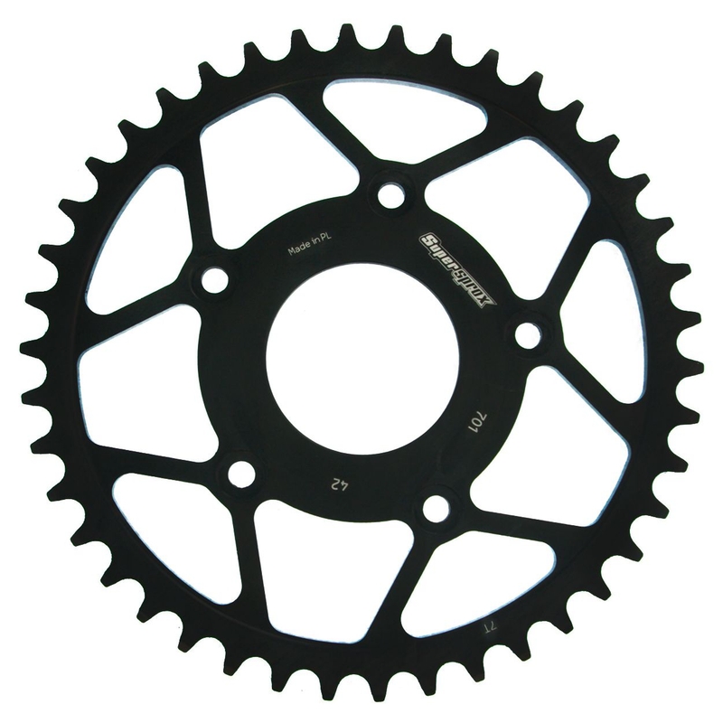 Rear sprocket SUPERSPROX black 42T, 520 wyprzedaż