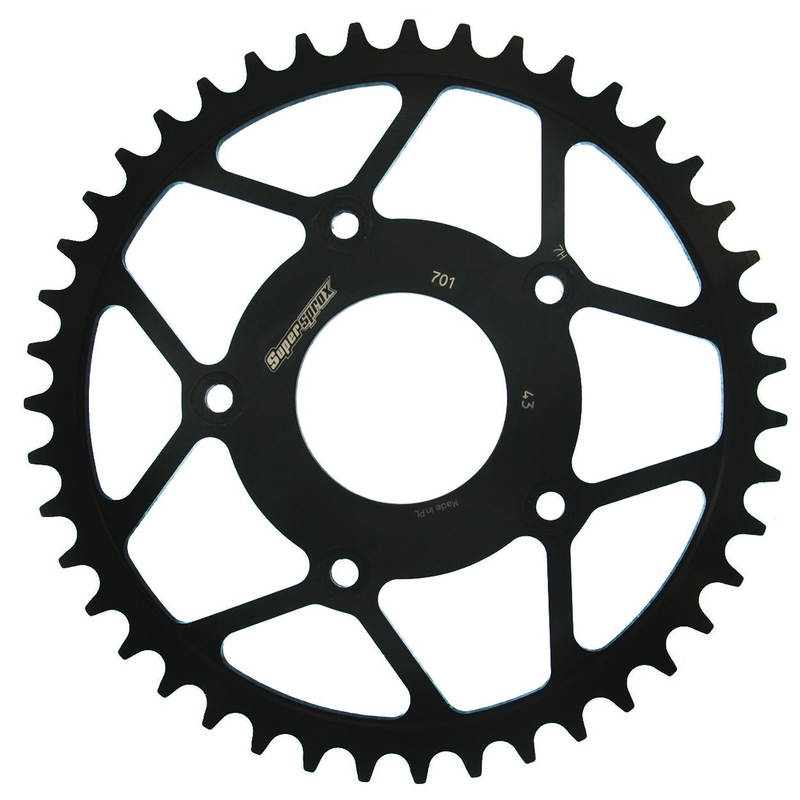 Rear sprocket SUPERSPROX black 43T, 520