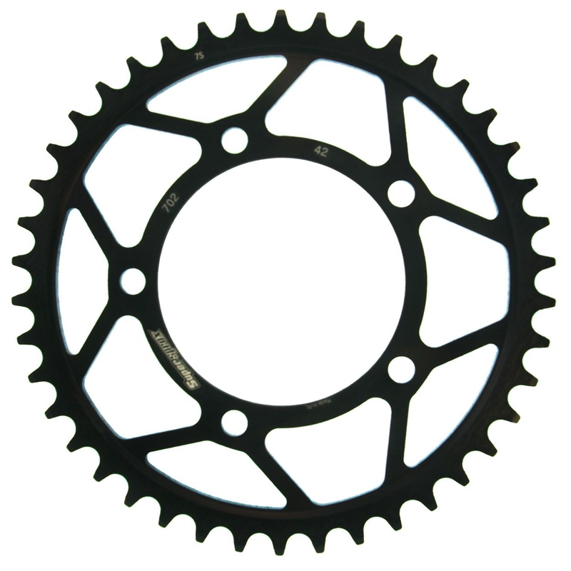 Rear sprocket SUPERSPROX black 42T, 525