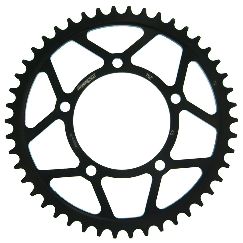 Rear sprocket SUPERSPROX black 46T, 525