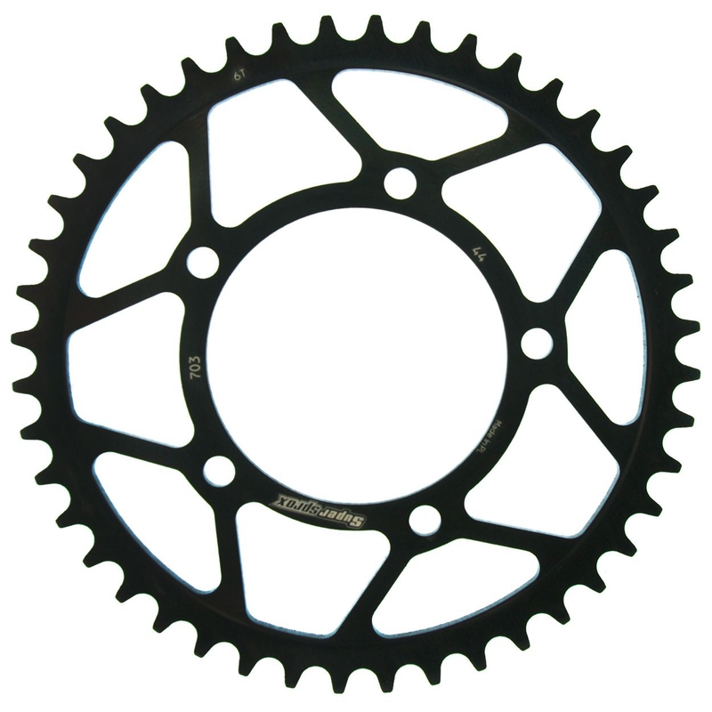 Rear sprocket SUPERSPROX black 44T, 520