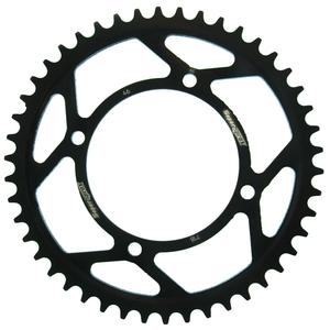 Rear sprocket SUPERSPROX RFE-718:46-BLK black 46T, 530