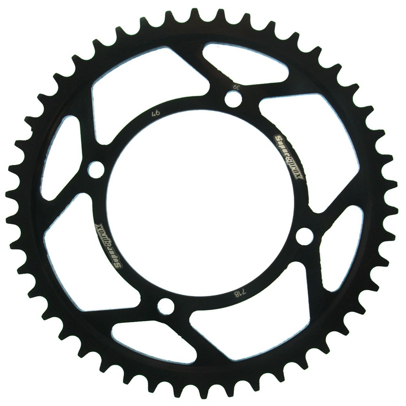 Rear sprocket SUPERSPROX black 46T, 530