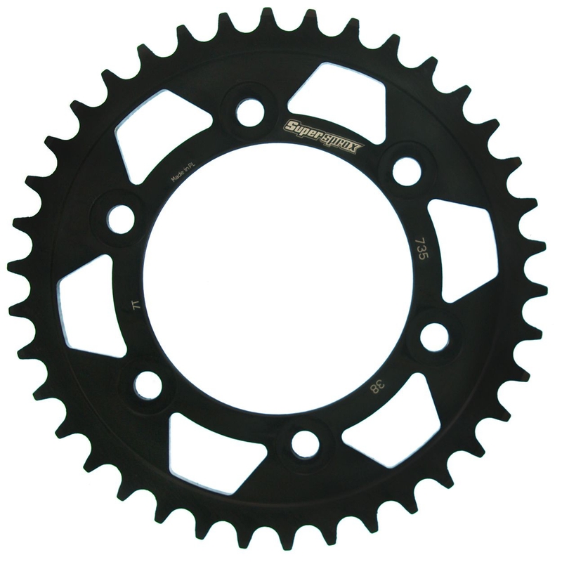 Rear sprocket SUPERSPROX black 38T, 520