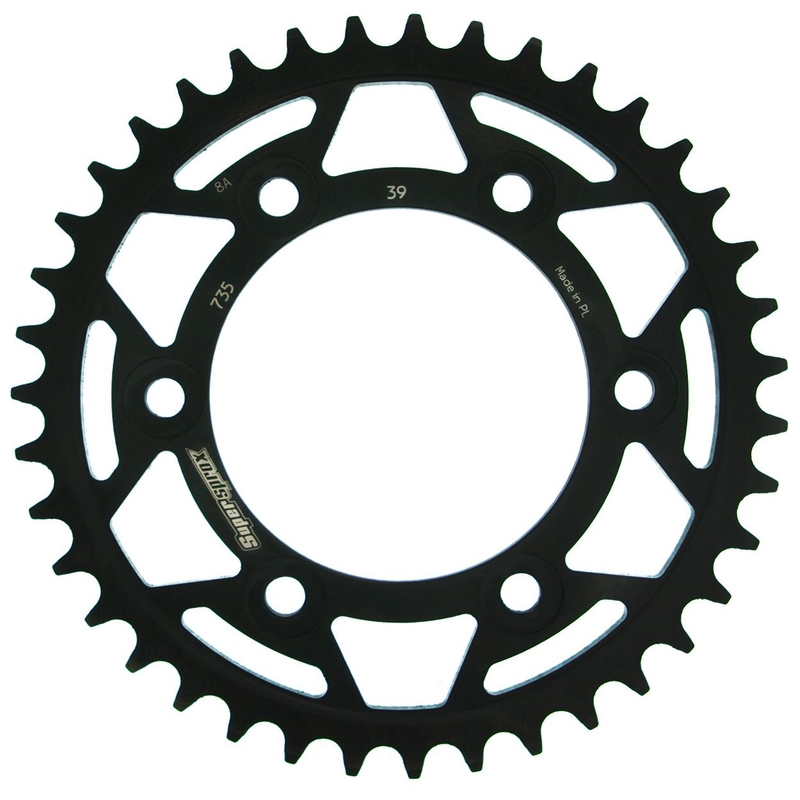Rear sprocket SUPERSPROX black 39T, 520