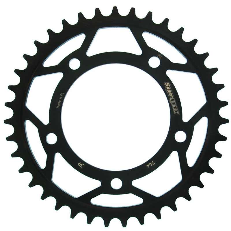 Rear sprocket SUPERSPROX black 39T, 525