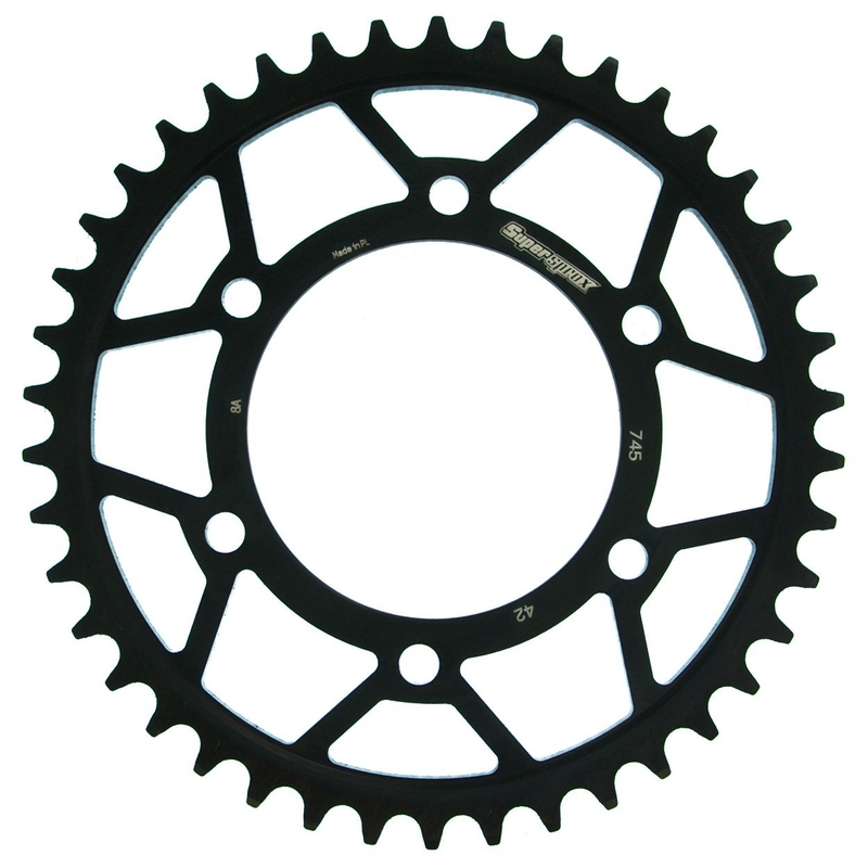 Rear sprocket SUPERSPROX black 42T, 525