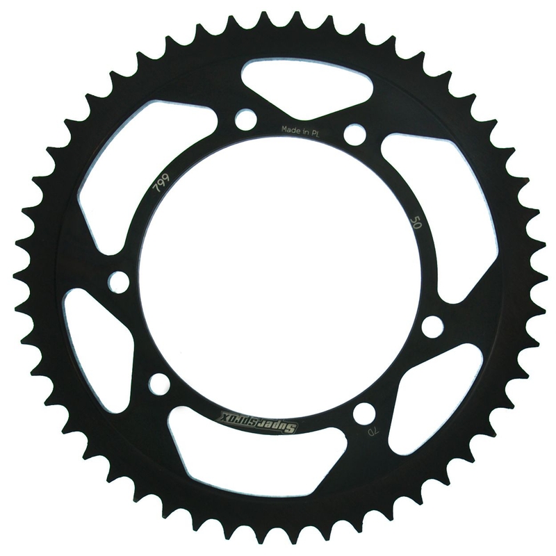 Rear sprocket SUPERSPROX black 50T, 420