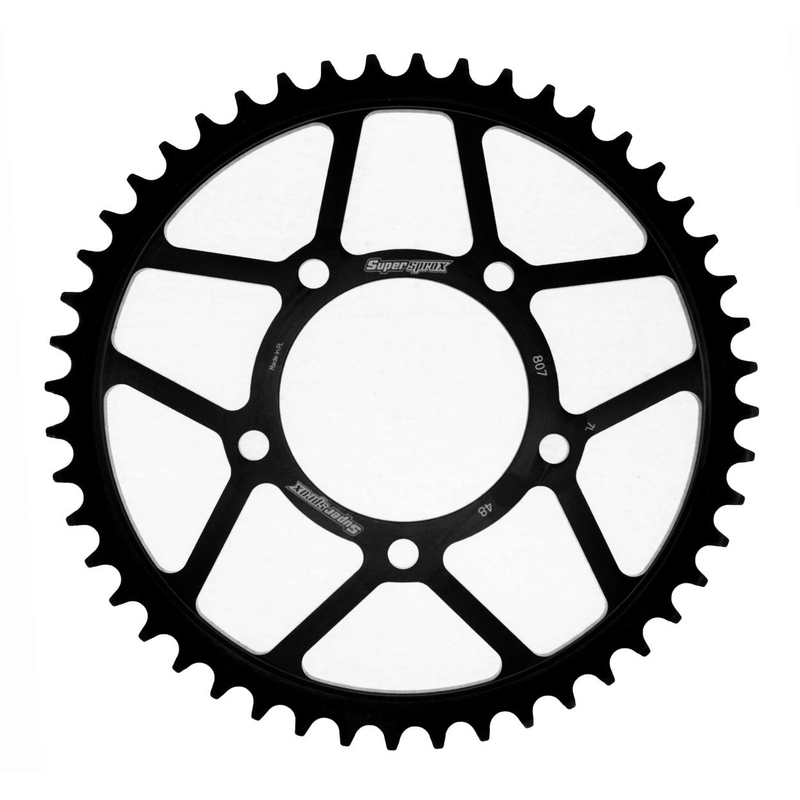 Rear sprocket SUPERSPROX black 48T, 525