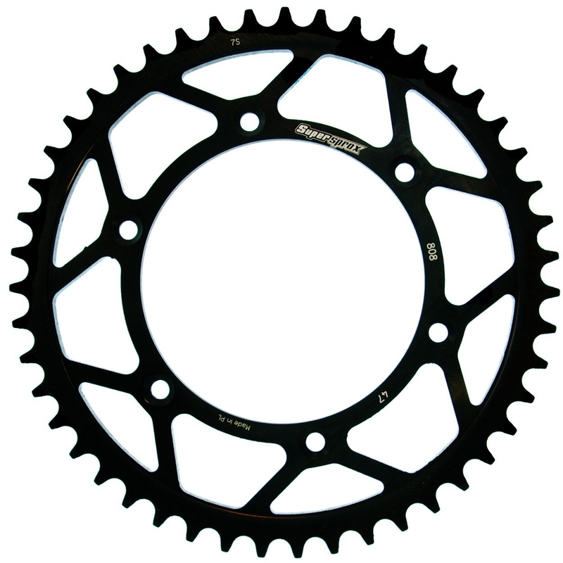 Rear sprocket SUPERSPROX black 47T, 520