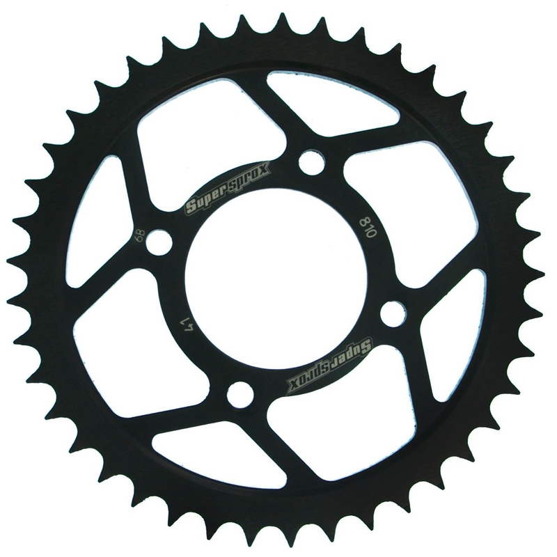 Rear sprocket SUPERSPROX black 41T, 428