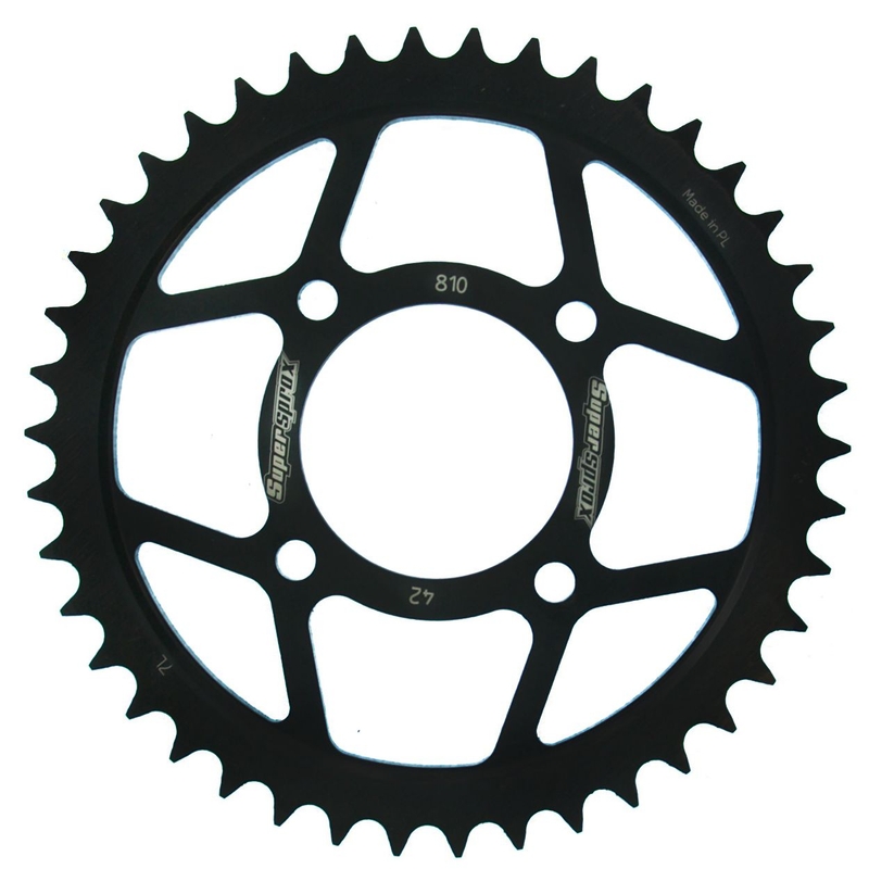Rear sprocket SUPERSPROX black 42T, 428