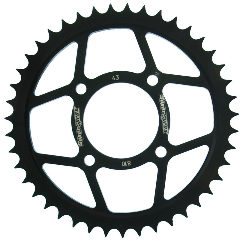 Rear sprocket SUPERSPROX black 43T, 428