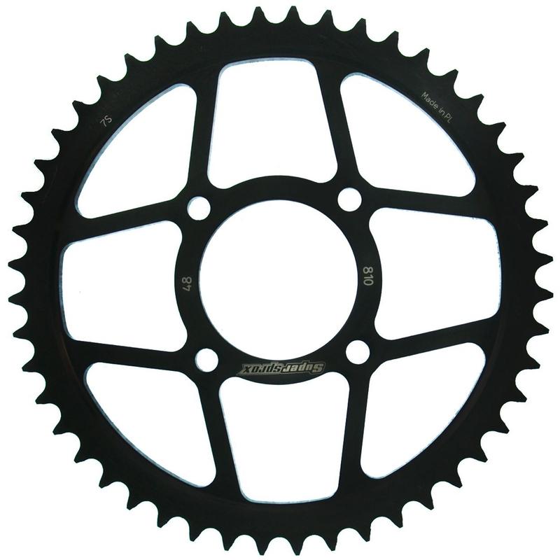 Rear sprocket SUPERSPROX black 48T, 428