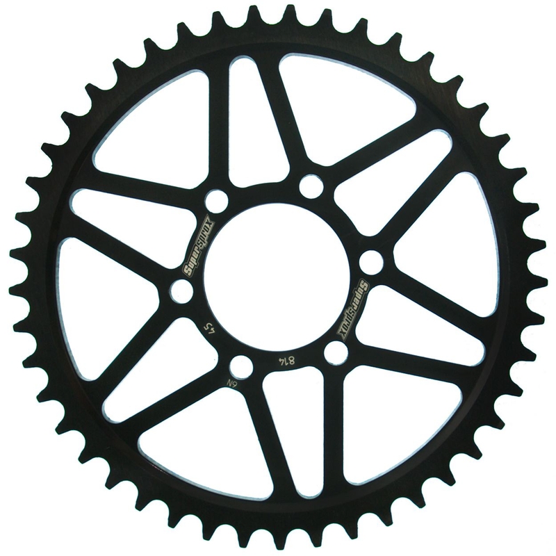 Rear sprocket SUPERSPROX black 45T, 530