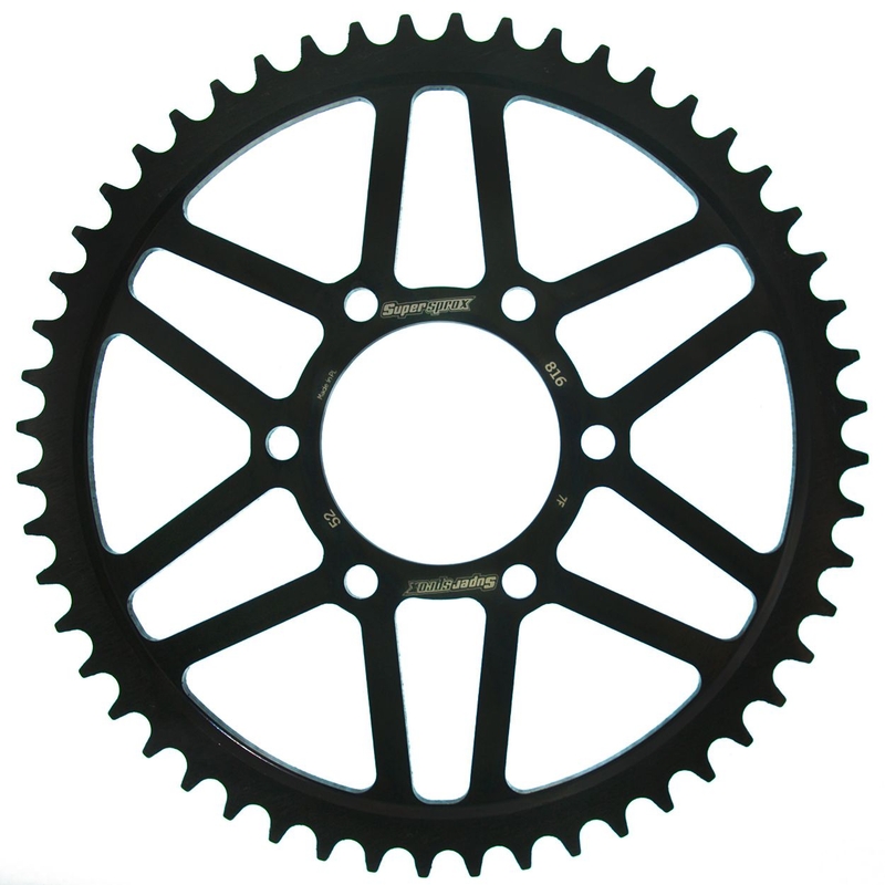 Rear sprocket SUPERSPROX black 52T, 530