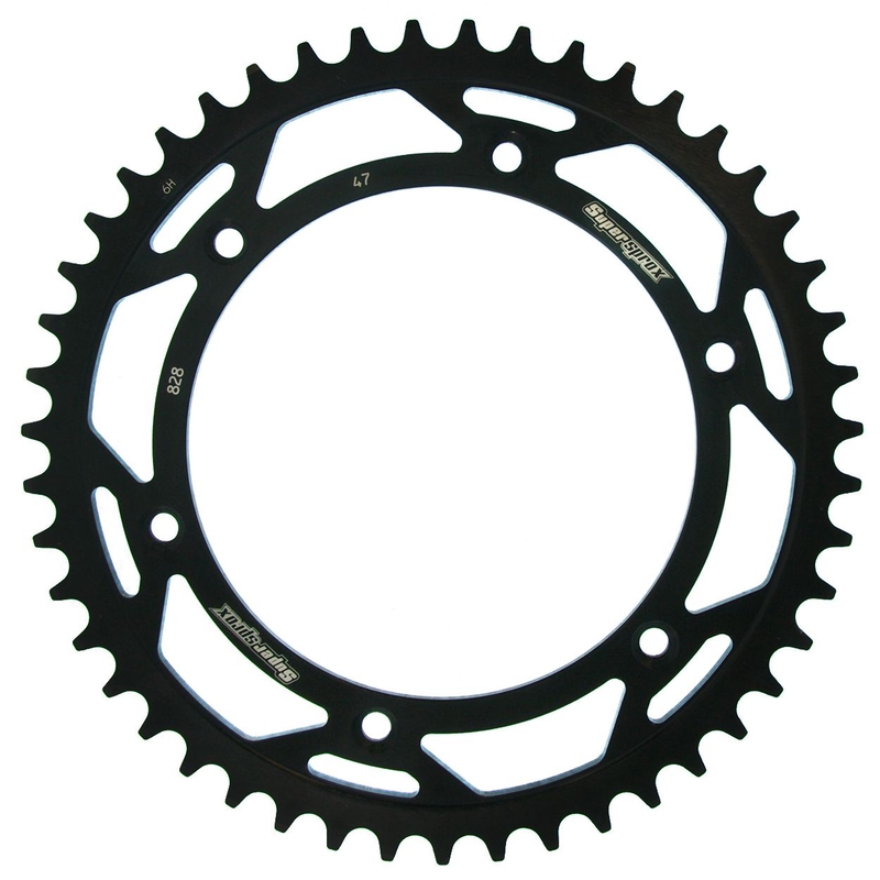 Rear sprocket SUPERSPROX black 47T, 520