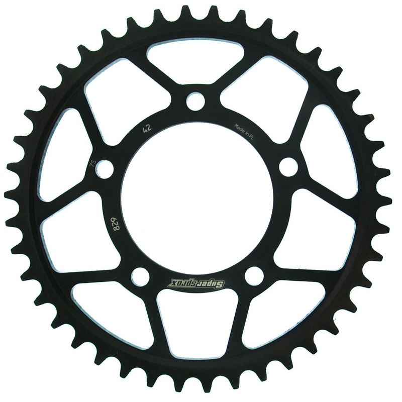 Rear sprocket SUPERSPROX black 42T, 530
