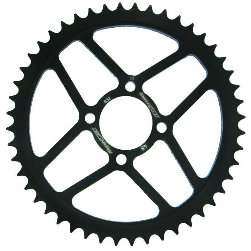 Rear sprocket SUPERSPROX black 48T, 420