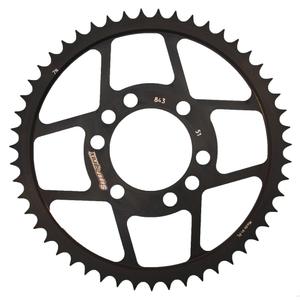 Rear sprocket SUPERSPROX RFE-843:51-BLK black 51T, 428