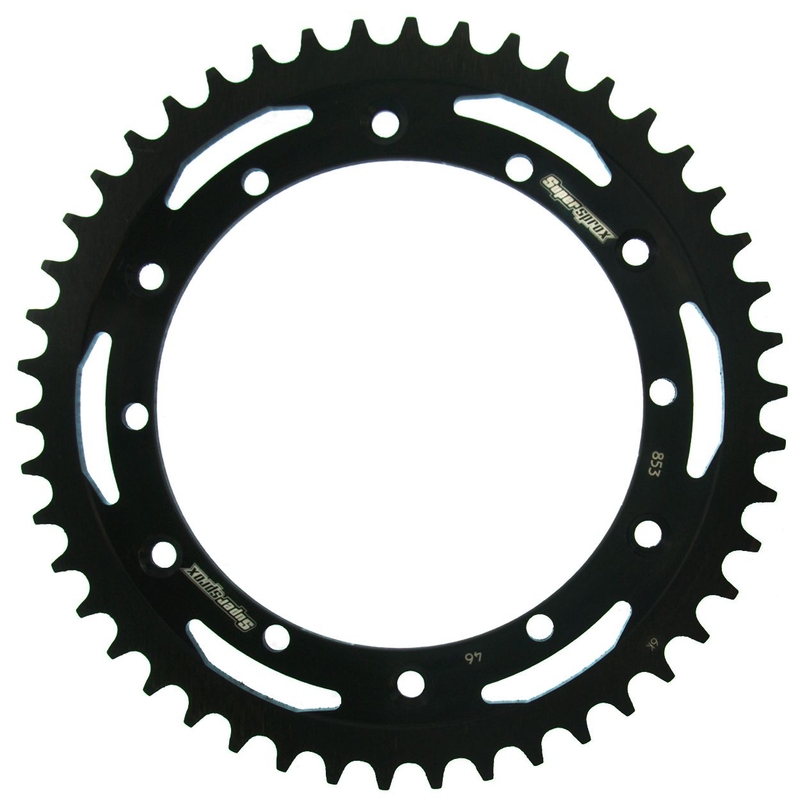 Rear sprocket SUPERSPROX black 46T, 520