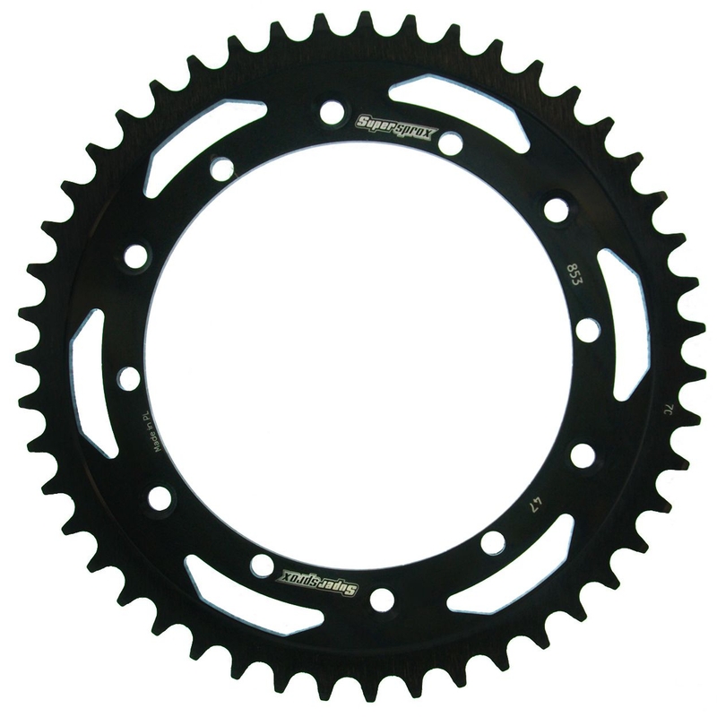 Rear sprocket SUPERSPROX black 47T, 520